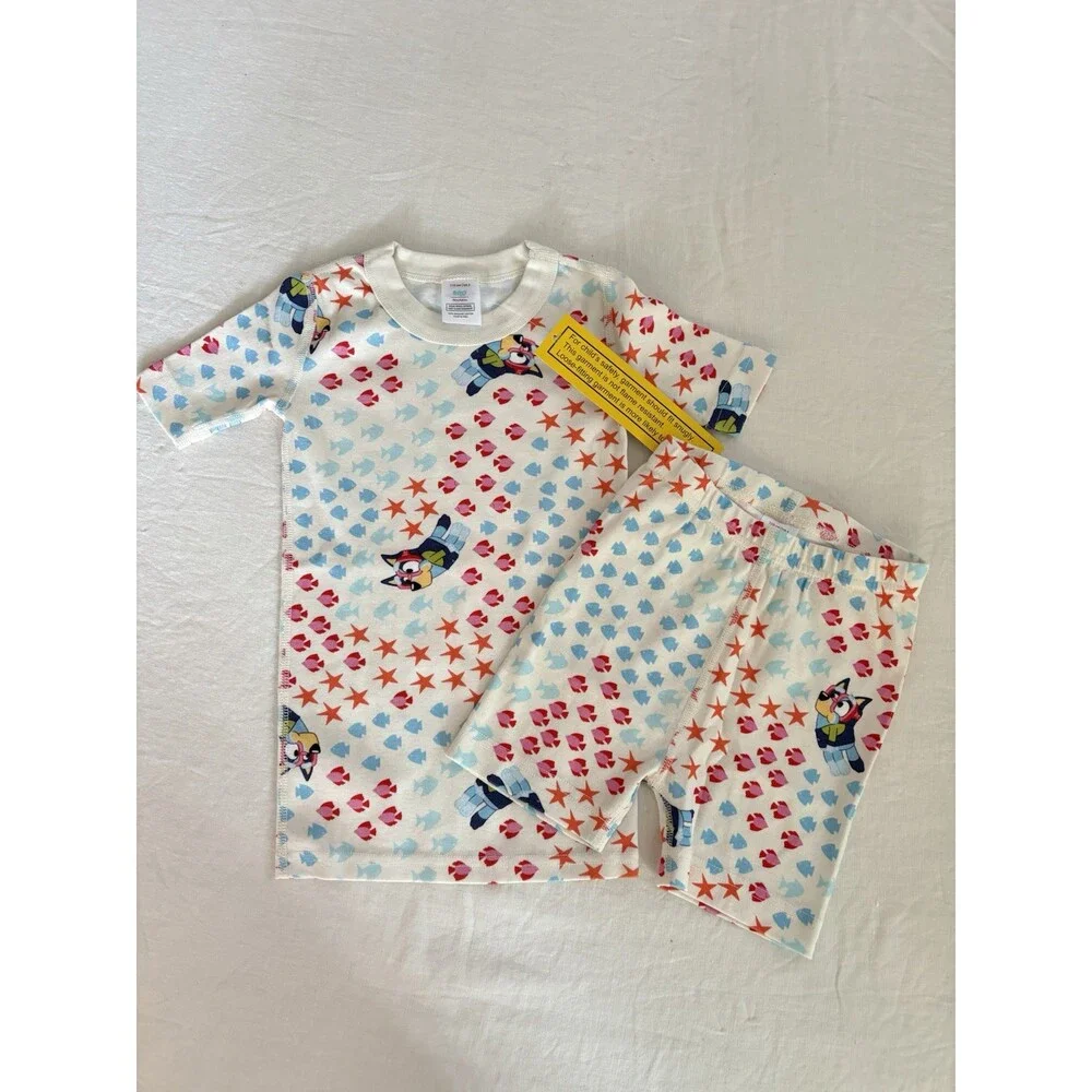 Hannah Andersson Organic Cotton Multicolor Bluey US 5T NWT Set
